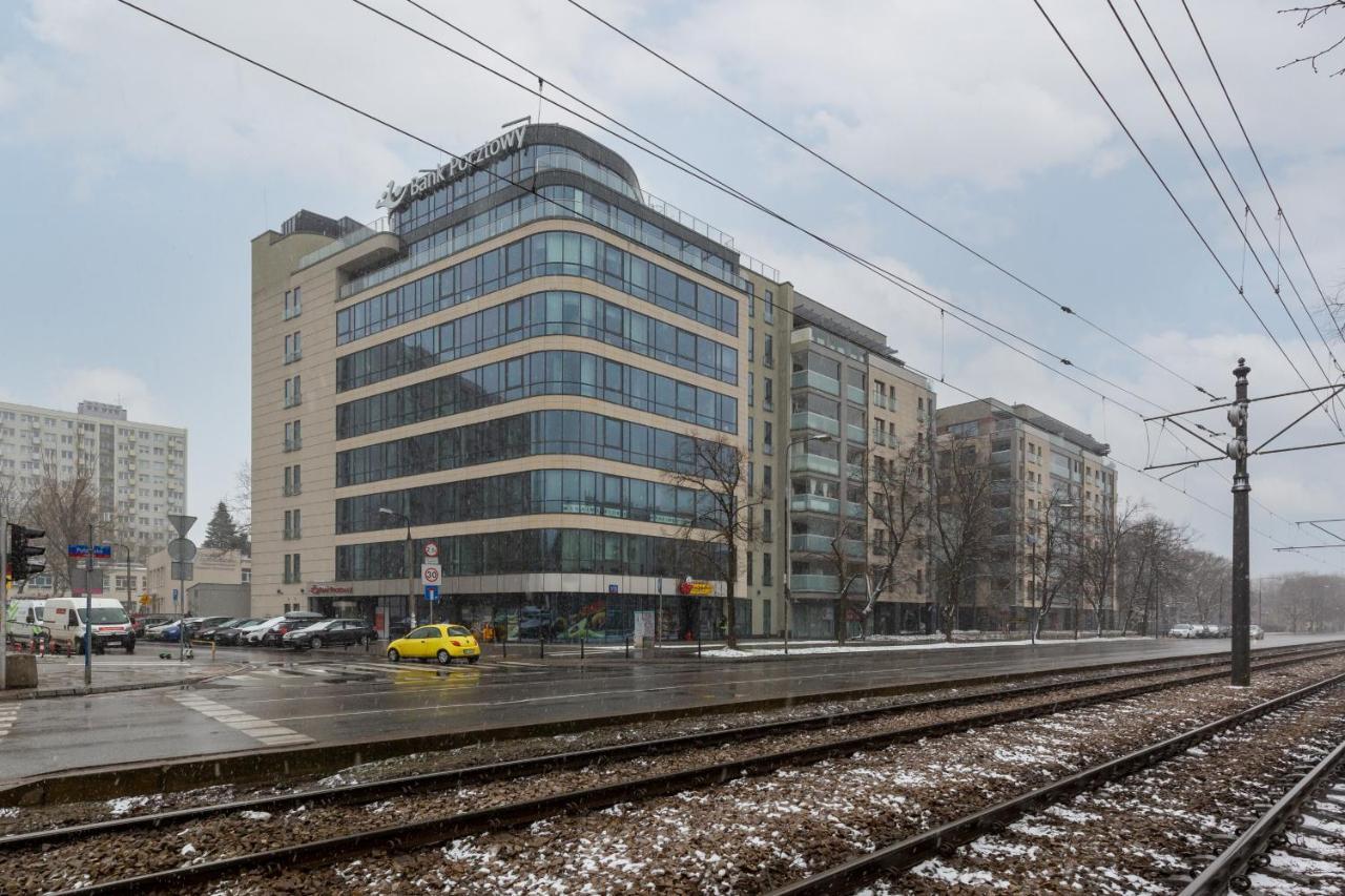 Park Arkadia Apartment With Parking Mokotow By Noclegi Renters Varsó Kültér fotó