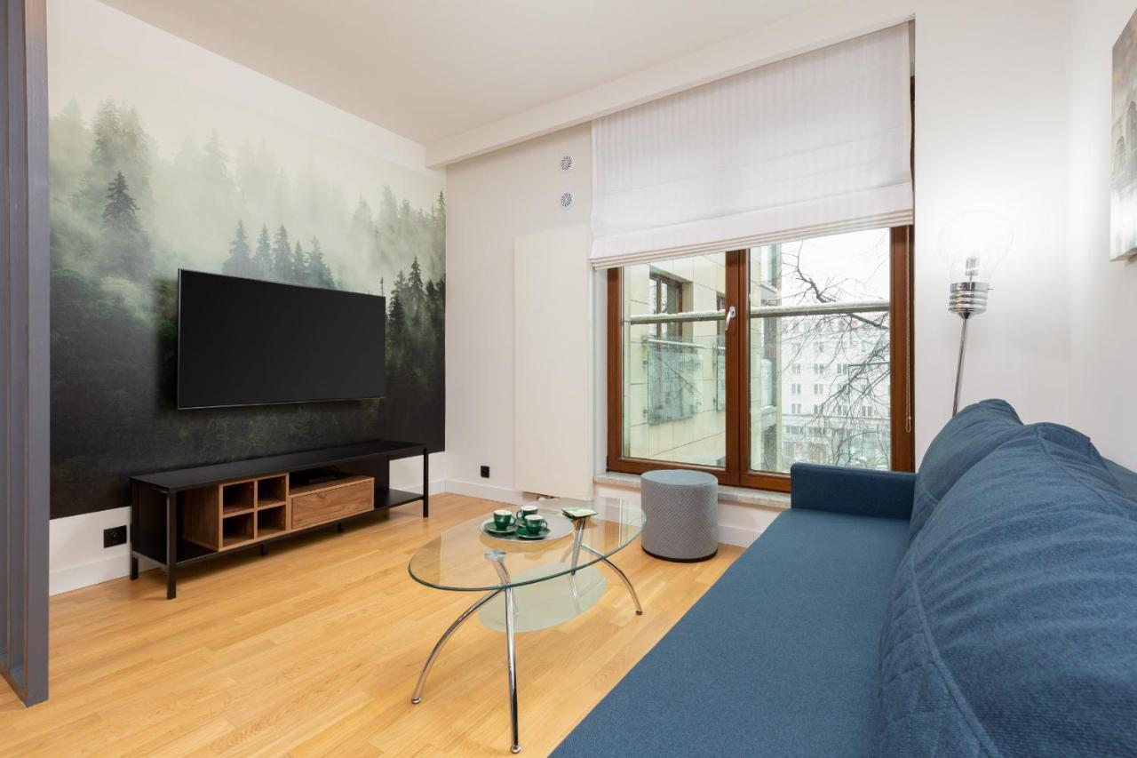 Park Arkadia Apartment With Parking Mokotow By Noclegi Renters Varsó Kültér fotó