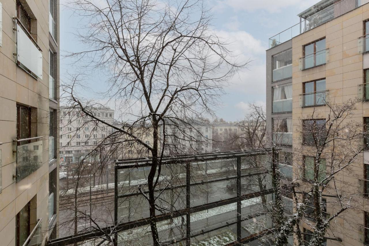 Park Arkadia Apartment With Parking Mokotow By Noclegi Renters Varsó Kültér fotó